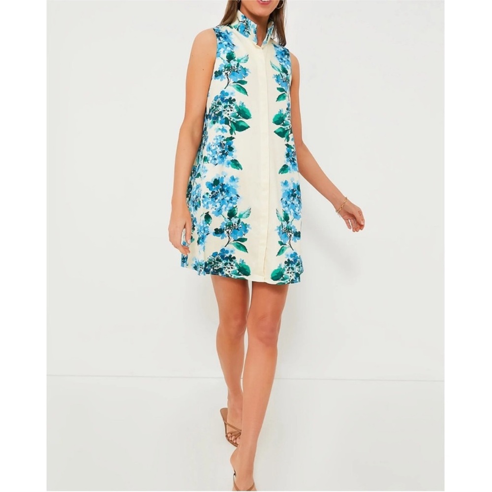 Tuckernuck Water's Edge Hydrangea Sleeveless Charlie Dress